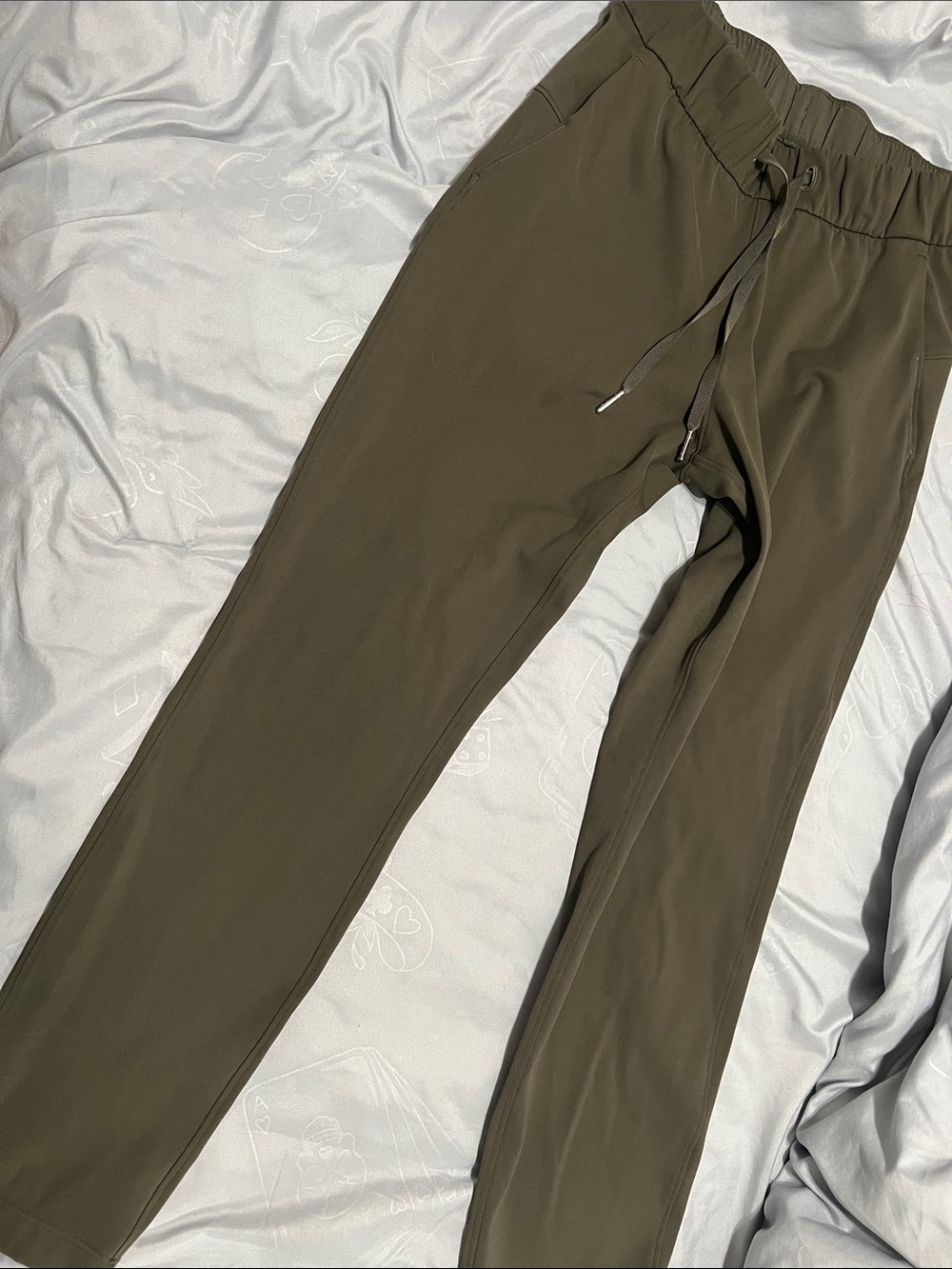 lululemon athletica Olive Green Drawstring Joggers
